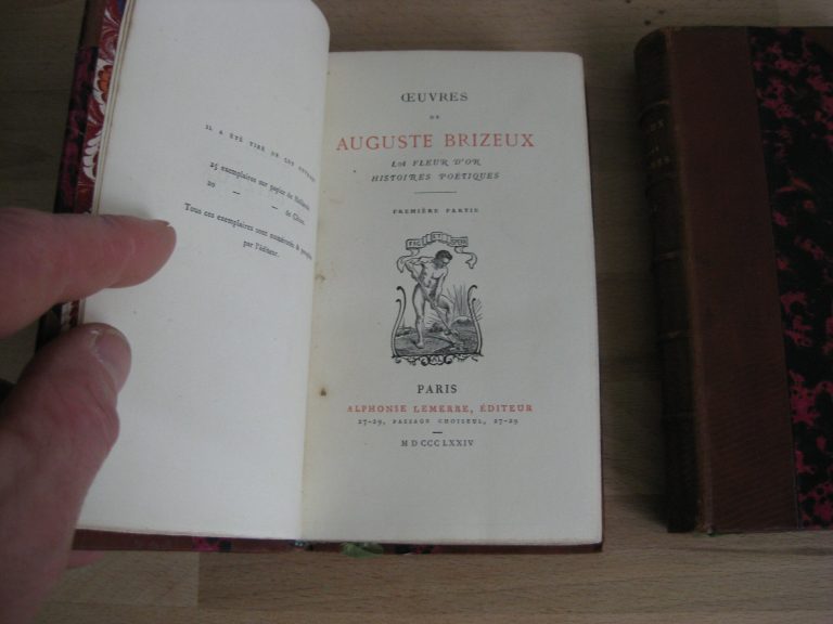 Œuvres de Brizeux, en 4 vol. complet