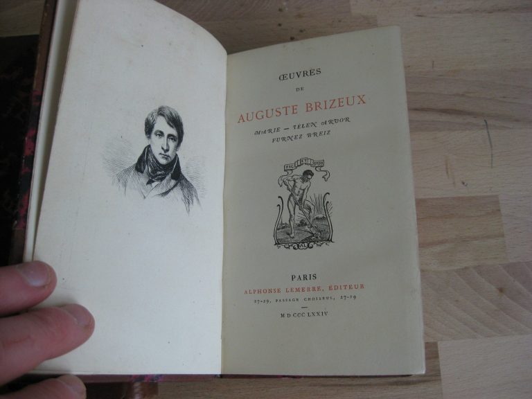 Œuvres de Brizeux, en 4 vol. complet