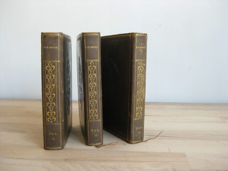 Oeuvres de Gresset, 3 volumes