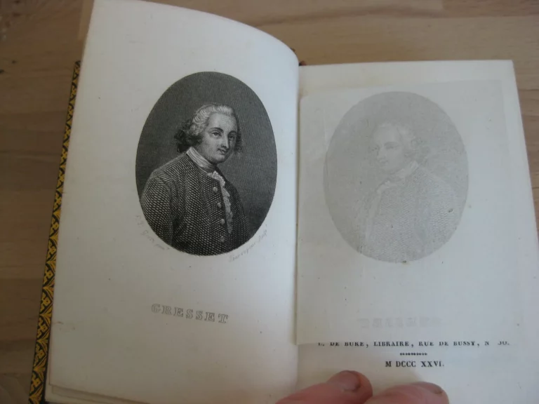 Oeuvres de Gresset, 3 volumes