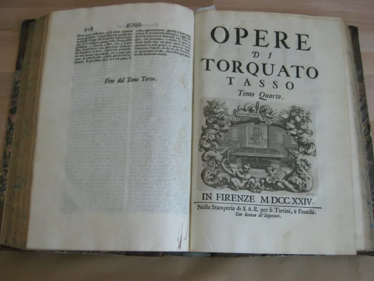 Opera di Torquato Tasso, III et IV en un volume Opera di Torquato Tasso, III et IV en un volume