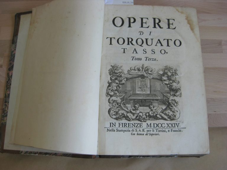 Opera di Torquato Tasso, III et IV en un volume