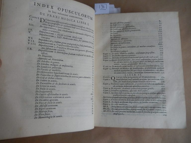 Opera omnia. Medico pratica et anatomica.