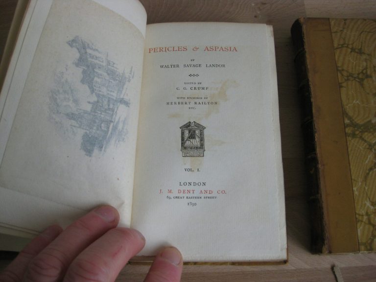 Pericles and Aspasia, 2 vol.