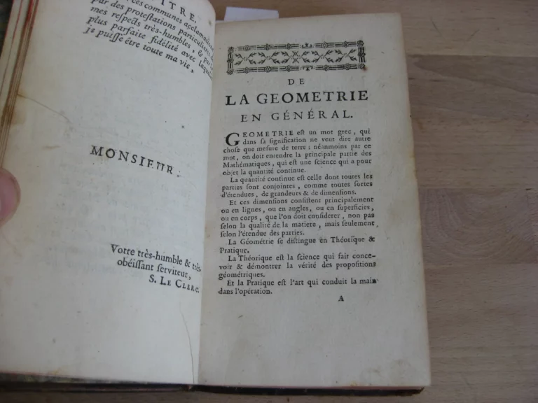 Pratique de la géométrie sur le papier et sur le terrain