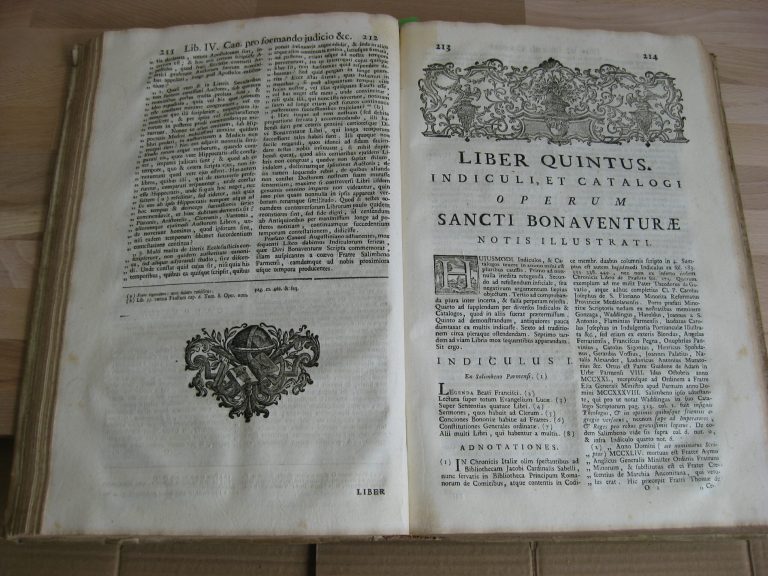 Prodomus ad opera omnia S. Bonaventurae