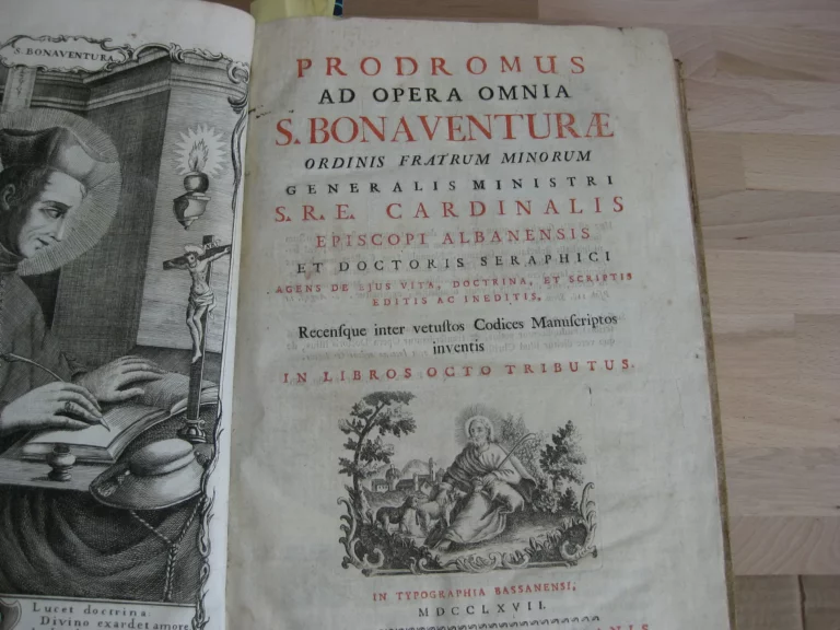 Prodomus ad opera omnia S. Bonaventurae