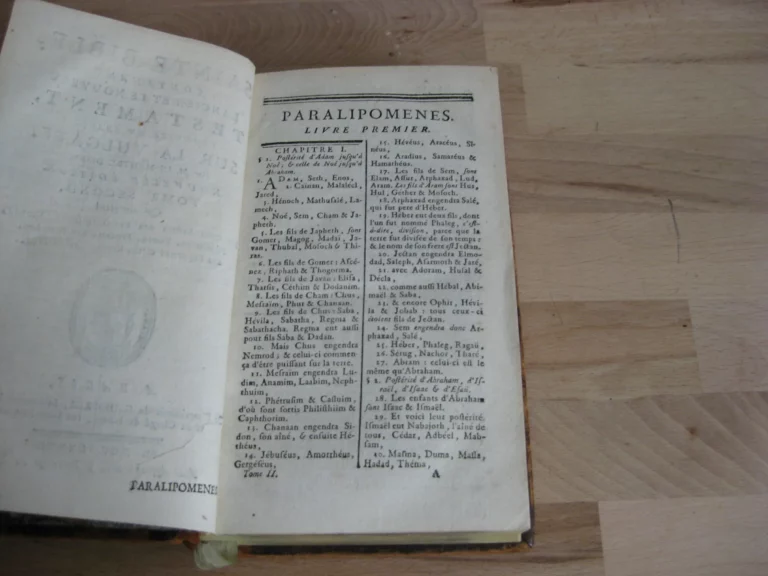 Sainte Bible contenant l’Ancien et le Nouveau testament - Tome second