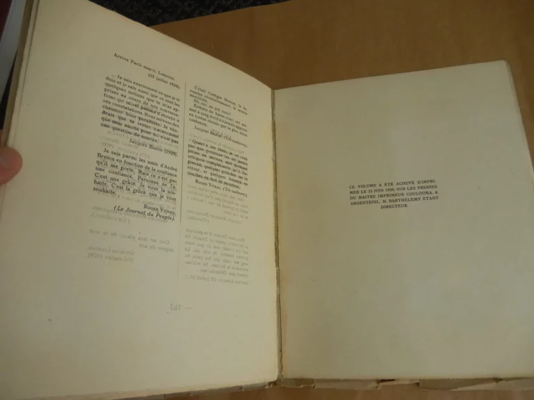 Second manifeste du surréalisme