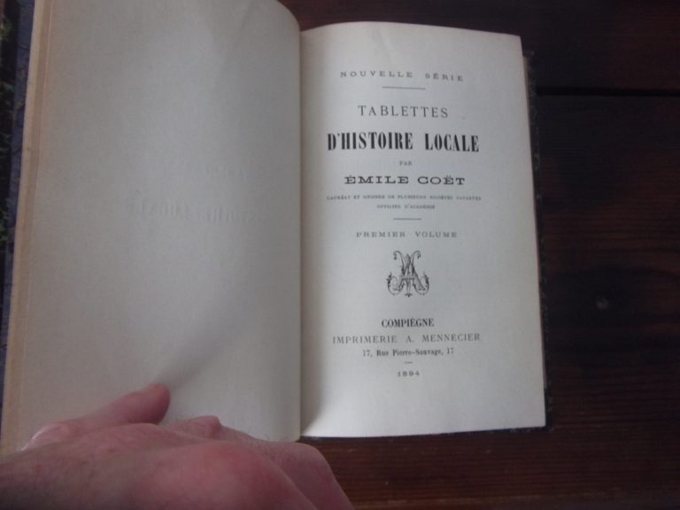 Tablettes d’histoires locales - Emile Coët - 4 volumes
