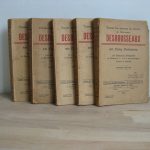 Toutes les œuvres en patois du chansonnier Desrousseaux en cinq volumes.