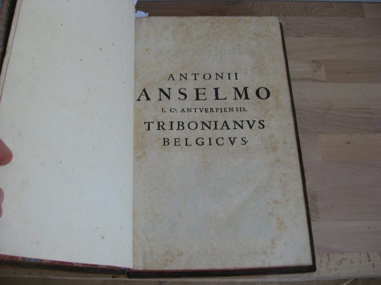 Tribonianus belgicus sive dissertationes forenses ad Belgarum
