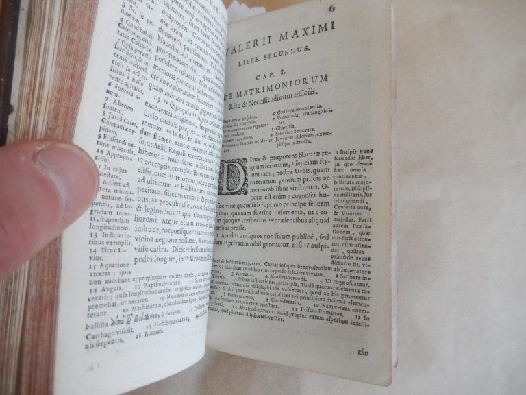 Valerii Maximi Dictorum factorumque Morabilium, Libri IX.