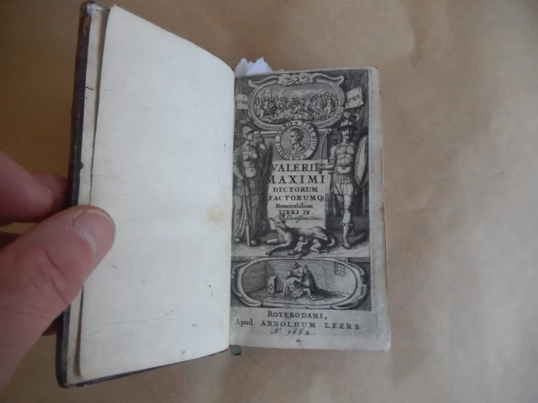 Valerii Maximi Dictorum factorumque Morabilium, Libri IX.