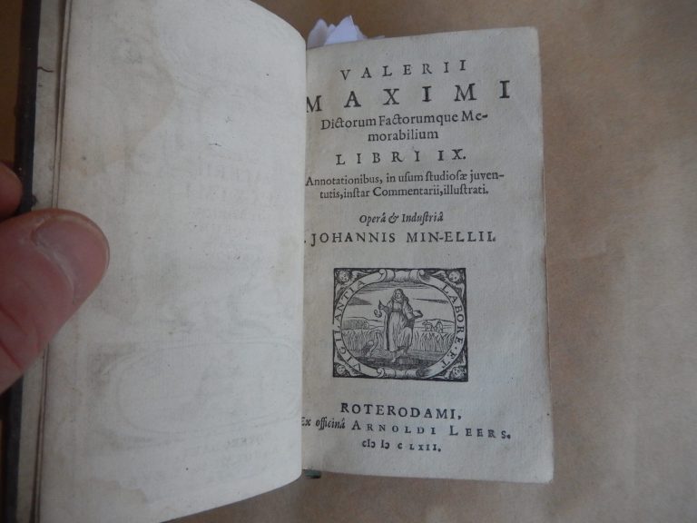 Valerii Maximi Dictorum factorumque Morabilium, Libri IX.