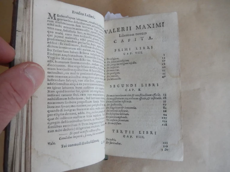 Valerii Maximi Dictorum factorumque Morabilium, Libri IX.