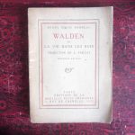 Walden ou la vie dans les bois