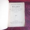 Walden ou la vie dans les bois