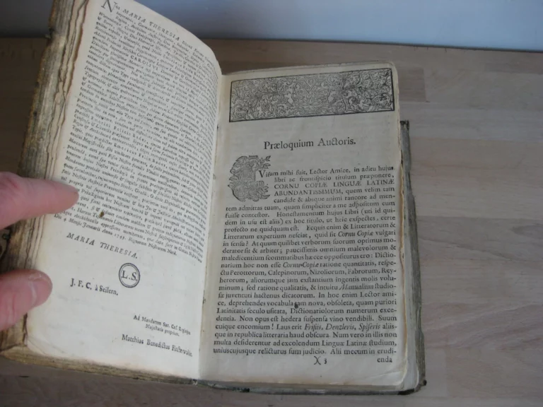 Abundantissimum cornu copiae linguae Latinae Abundantissimum cornu copiae linguae Latinae