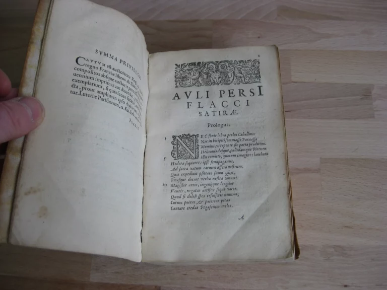 Auli Persi Flacci Satirarum liber