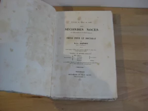 Des secondes noces en droit romain et en droit français Des secondes noces en droit romain et en droit français
