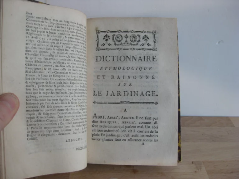 Dictionnaire pour la théorie et la pratique du jardinage et de l'agriculture