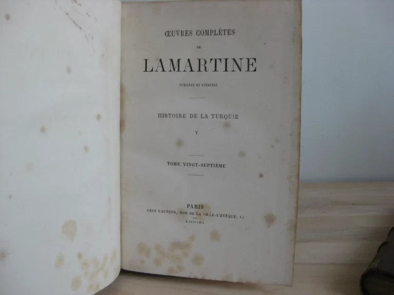 Histoire de la Turquie, 6 volumes complet