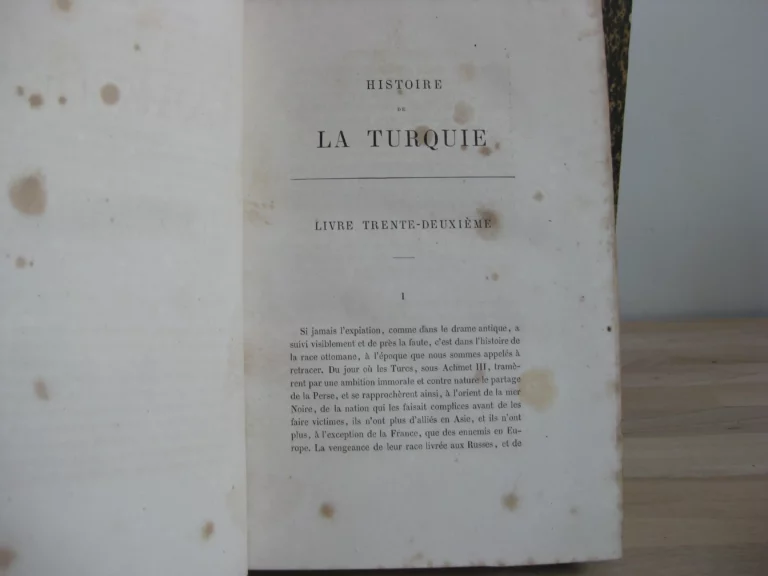 Histoire de la Turquie, 6 volumes complet