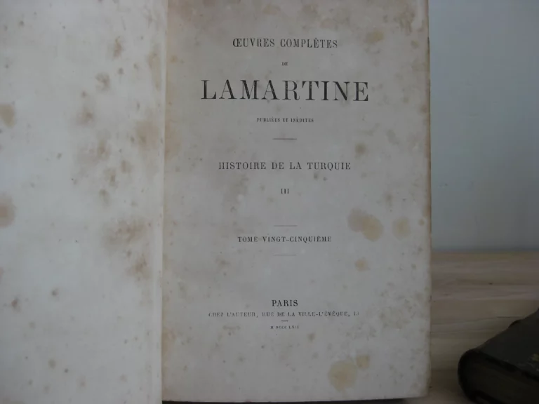 Histoire de la Turquie, 6 volumes complet