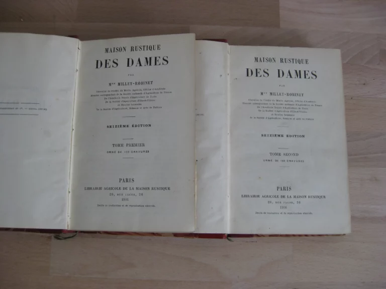 La maison rustique des dames, 2 tomes complet