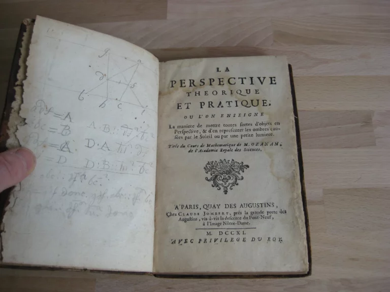 La perspective théorique et pratique - Jacques Ozanam La perspective théorique et pratique - Jacques Ozanam