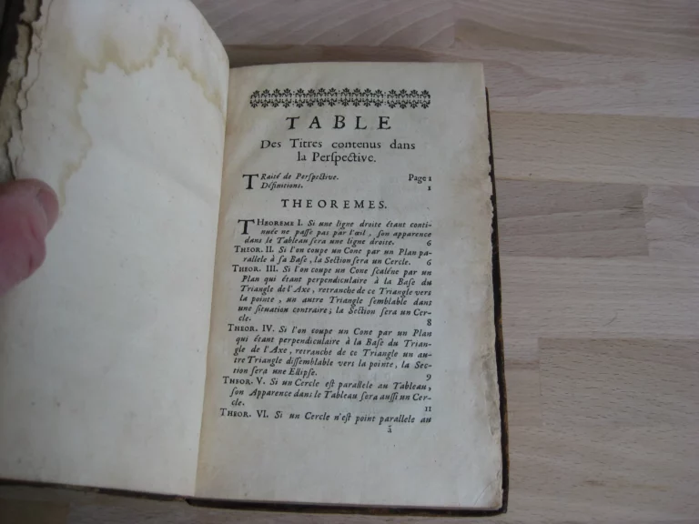 La perspective théorique et pratique - Jacques Ozanam La perspective théorique et pratique - Jacques Ozanam