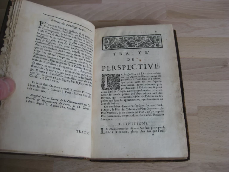 La perspective théorique et pratique - Jacques Ozanam La perspective théorique et pratique - Jacques Ozanam