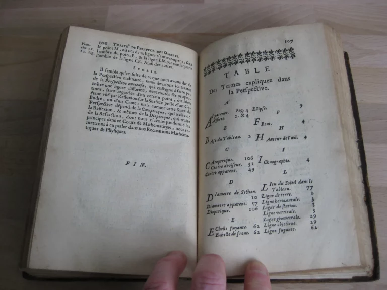 La perspective théorique et pratique - Jacques Ozanam La perspective théorique et pratique - Jacques Ozanam