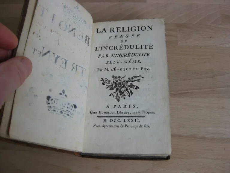 La religion vengée de l’incrédulité par l’incrédulité elle-même