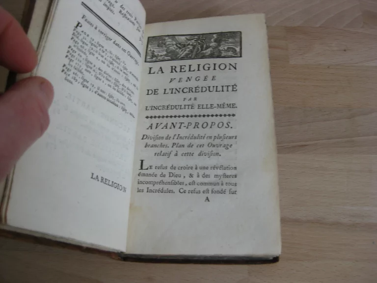 La religion vengée de l’incrédulité par l’incrédulité elle-même
