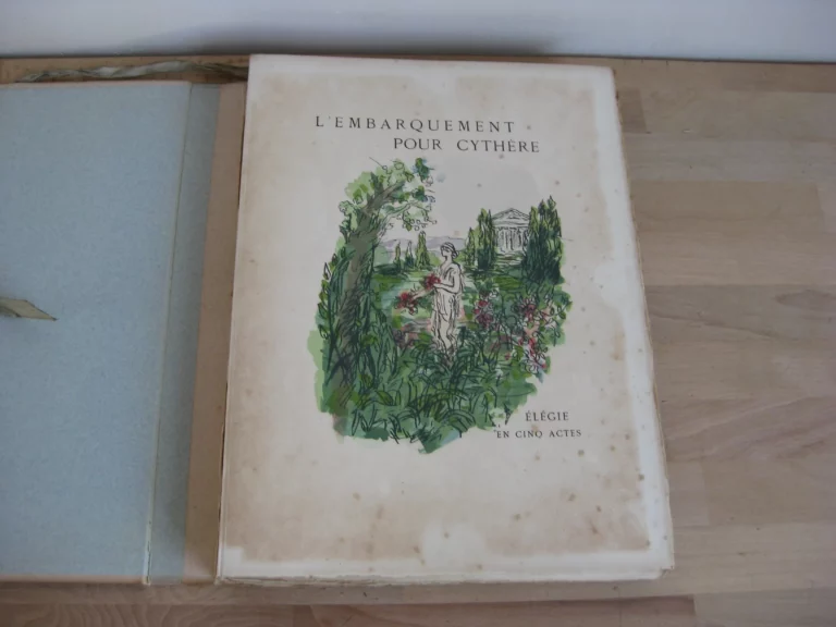 L'Embarquement pour Cythère : élégie en cinq actes.