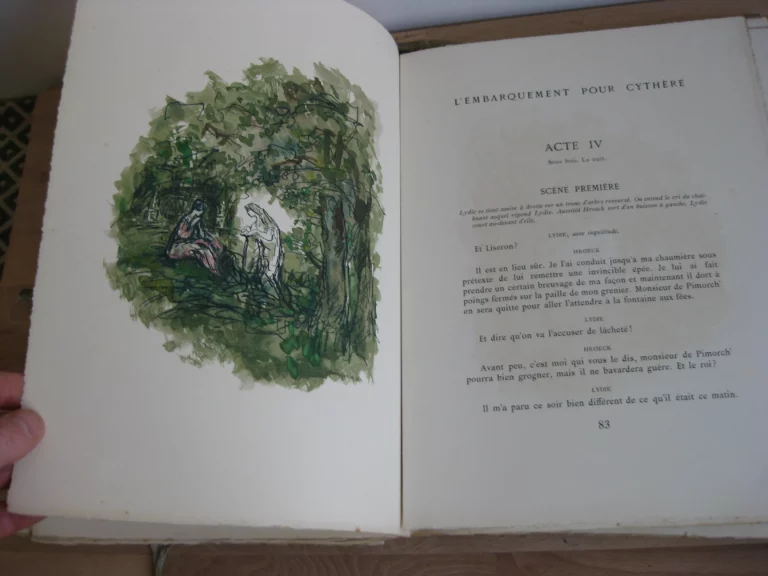 L'Embarquement pour Cythère : élégie en cinq actes.