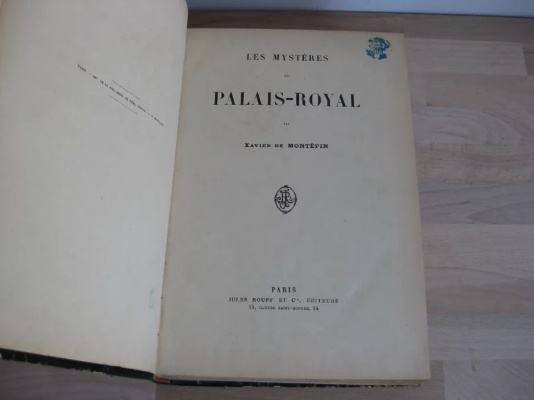 Les mystères du Palais-Royal