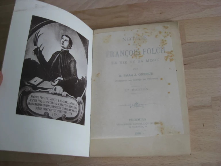 Notice sur François Folch. Sa vie et sa mort