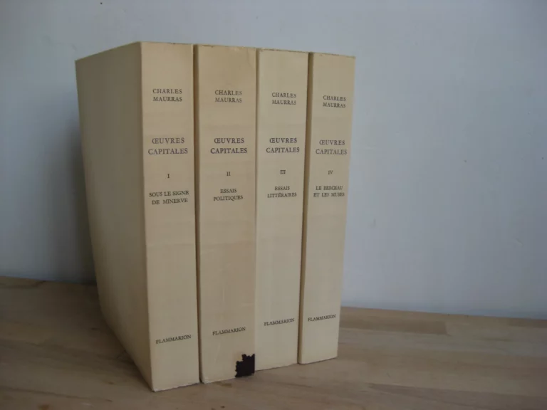 Œuvres capitales, 4 tomes complet