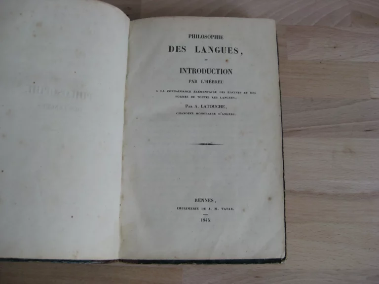 Philosophie des langues
