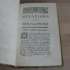 Questions sur l’encyclopédie par des amateurs. Huitième partie