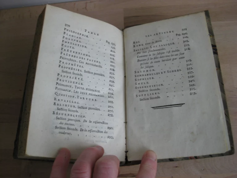 Questions sur l’encyclopédie par des amateurs. Huitième partie