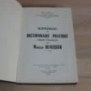 Supplément au dictionnaire pratique arabe-français de Marcelin Beaussier