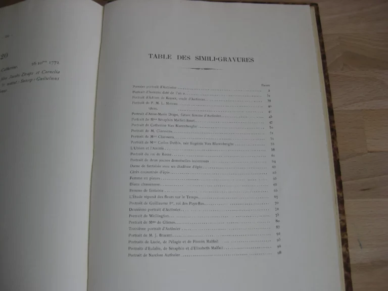 Autissier. Miniaturiste, 1772 – 1830. Édition originale