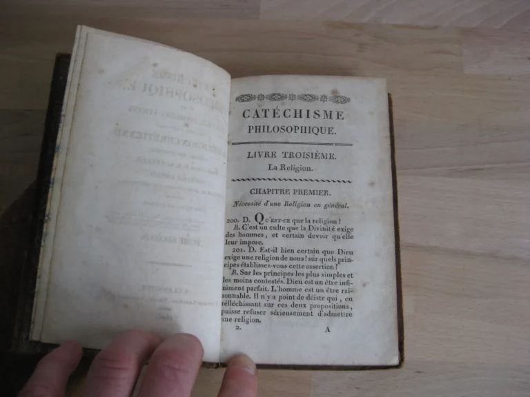 Catéchisme philosophique - François-Xavier de Feller