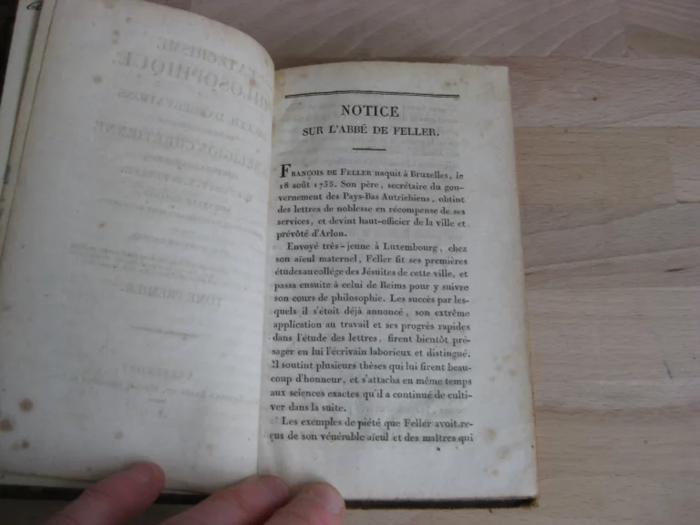 Catéchisme philosophique - François-Xavier de Feller