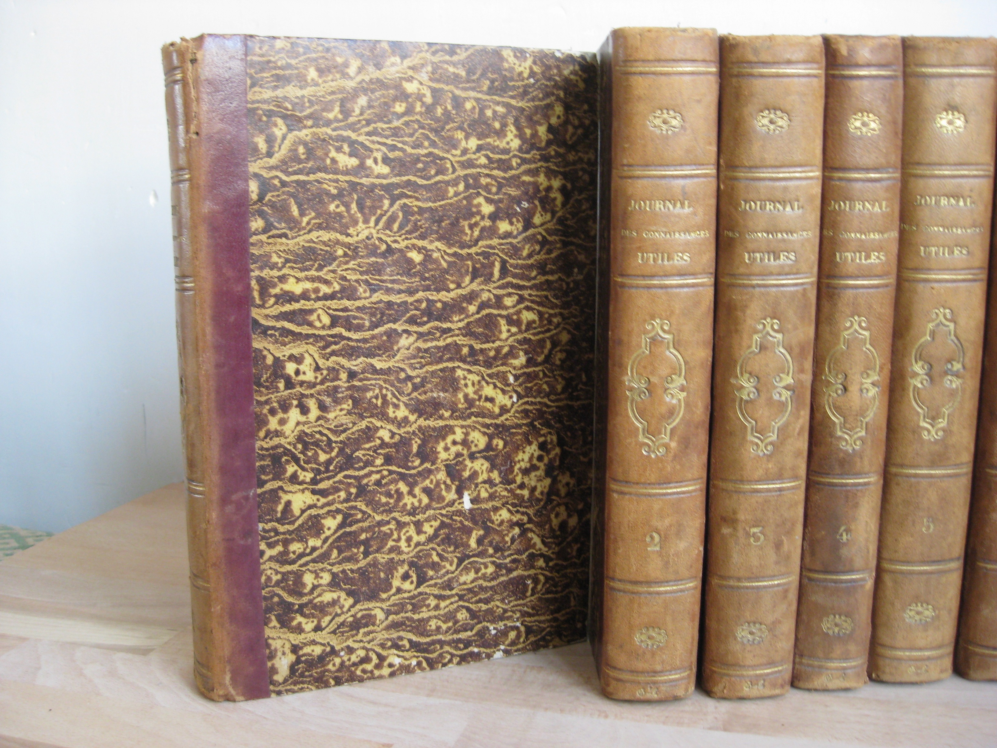 Journal des connaissances utiles - 1831 à 1846, 8 volumes, complet