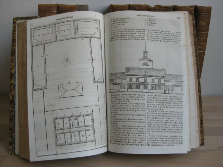 Journal des connaissances utiles - 1831 à 1846, 8 volumes, complet Journal des connaissances utiles - 1831 à 1846, 8 volumes, complet